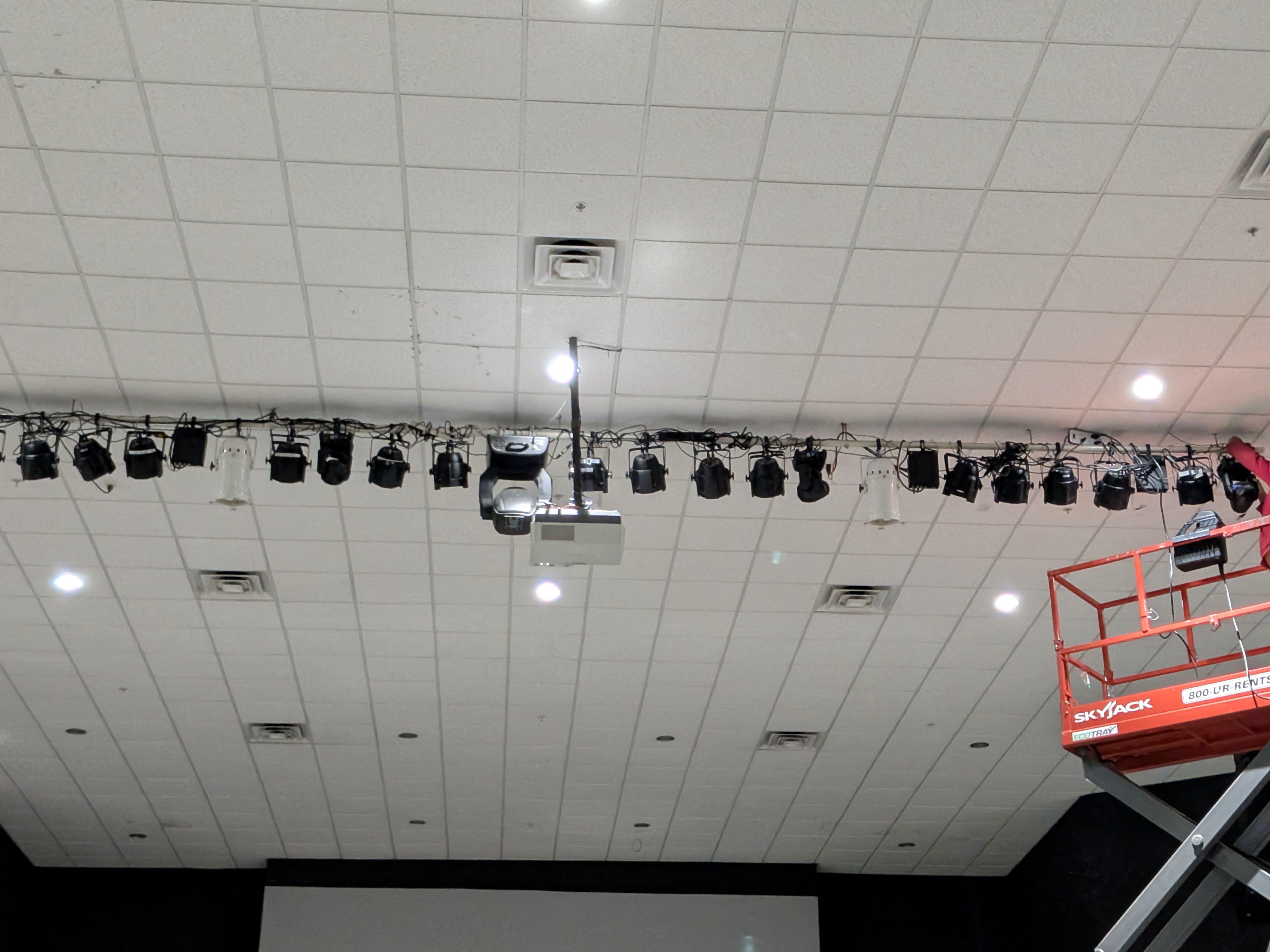 Phase 3 — Stage lighting installation